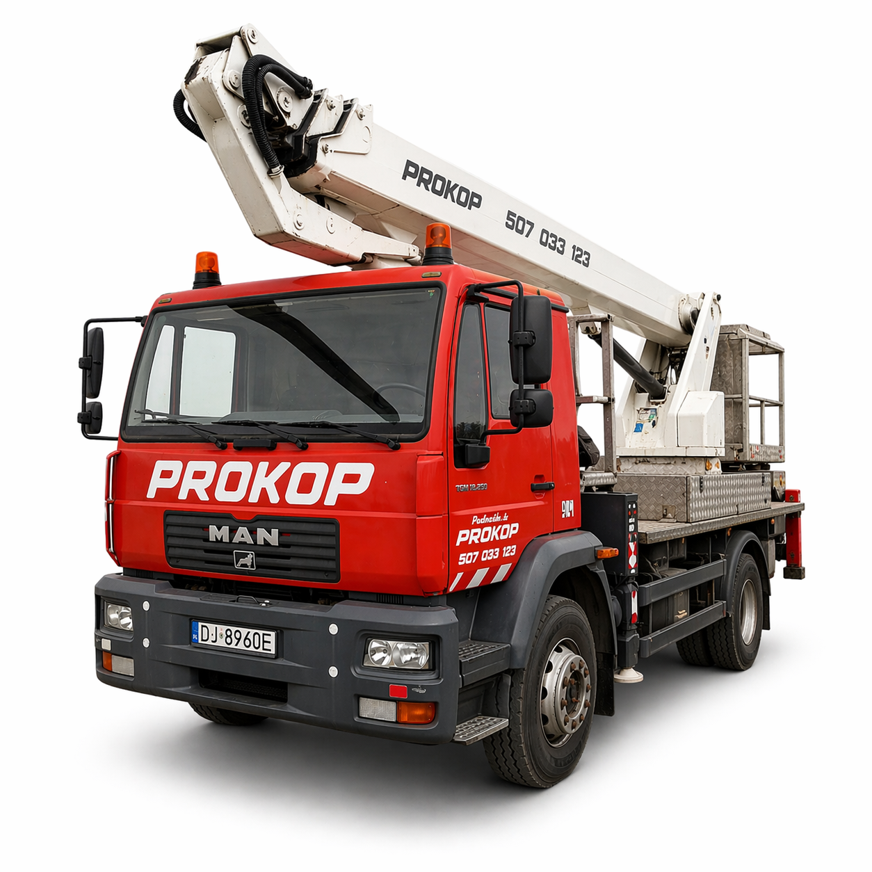 Podnośnik na samochodzie w ofercie Dźwigi Prokop